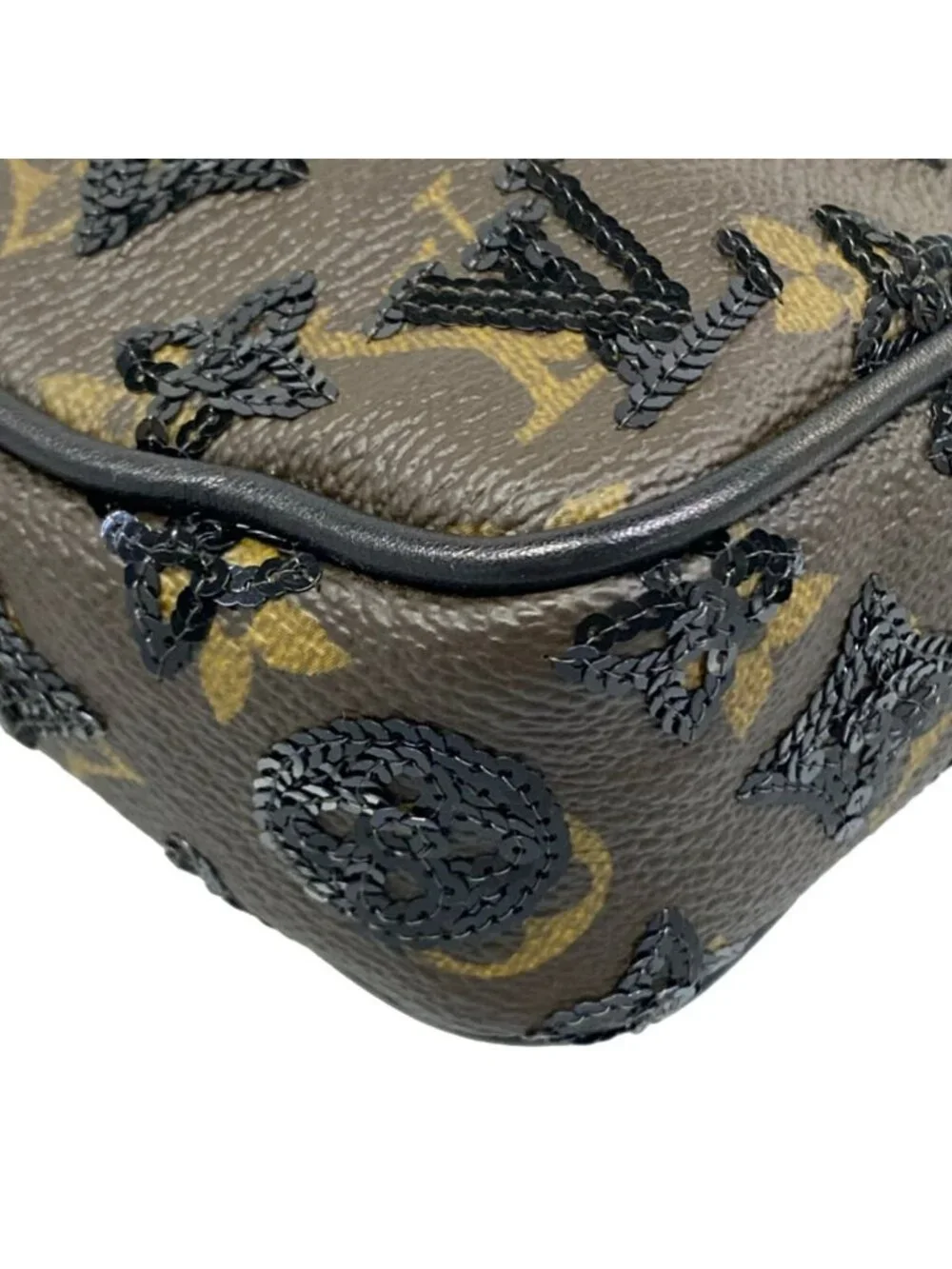 Louis Vuitton Handbag Monogram Eclipse Pochette Noir